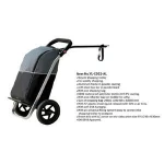 Quick Release Suspension Bike Bicycle  Cargo Trailer Bike Shopping Trailer For Easy Storage And Transportation