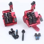 RACEWORK Pro bicycle disc brake caliper 140mm CNC wire pull hydraulic oil pan road bike set disc brake bicycle double-sided driv