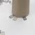 Import rainbow slider nylon bra straps adjustment slider o hook bra ling hook alloy ring and closure heart slider from China