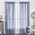 Import Ready made transparent pom pom voile sheer curtain from China