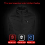 Ready to Ship Unisex Washable Lightweight Cotton 4 Heated Zones Fast Heated Vest