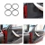 Import Real Carbon Fiber car stickers Car accessories Interior decorative Door Horns  stickers For BMW New 3 4 Series/3 Series GT from China
