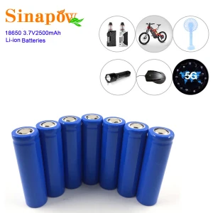 Rechargeable 18650 Li ion Batteries 2500mah battery 18650 3.7V Home Appliances Consumer Electronics Solar Energy Storage Sys