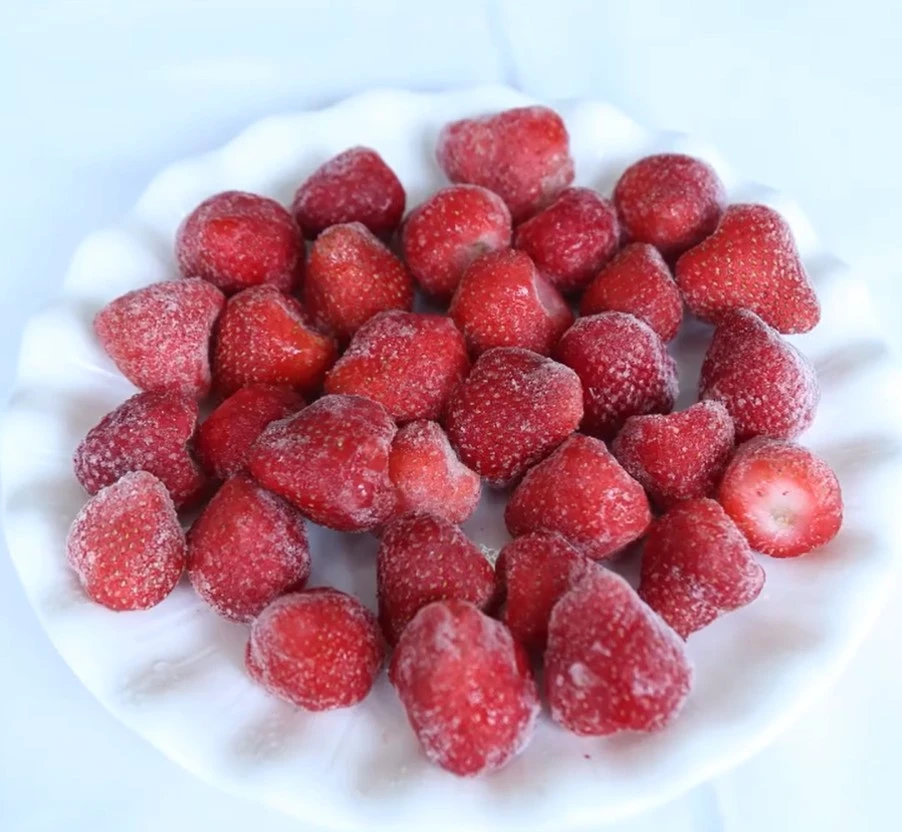 Red Inside Organic IQF Frozen Strawberry Whole