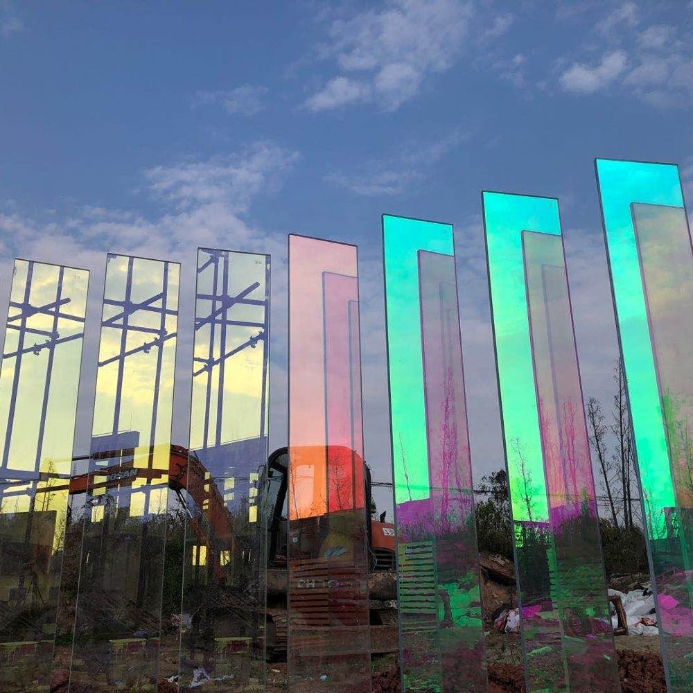 Buy Reflective Color Effect Rainbow Customs Heat Resistent Dichroic