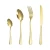 Import Restaurant flatware set spoons fork knife stainless steel gold cutlery from China