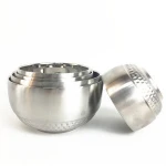Restaurant & Home Cookware Bowl  Noodles Bowl  Double Wall Stainless Steel 304 Rice Bowls