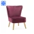 Import Retro Occasional Bedroom Living Room High Back Velvet Accent Chair For Hotel from China