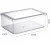 Import Reusable Plastic Drawer Type Storage Box Stackable Rectangular Transparent Freezer Storage Box from China