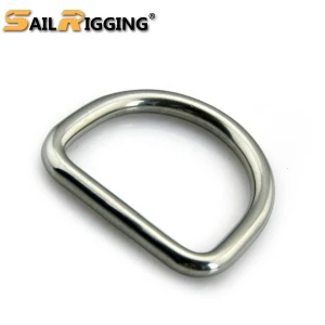 Rigging Hardware Stainless Steel 316 Safety Buckle D Ring Rigging