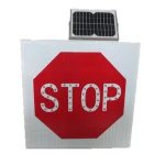 Road Safety Traffic Warning Signs Solar Powered Led Traffic Sign