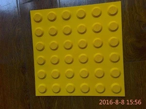 round dot sidewalk rubber tactile tile for blind people