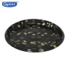 Round Japanese disposable food plastic sushi plates PET container