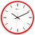 Import Round Quartz Clock Silent Sweep Movement Modern Wall Watches Home Decor Wall Clocks from China