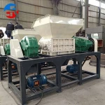 Runda SSJ-1500 Waste textile clothes /scrap metal steel shredder machine Used tire shredder for sale