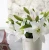 Import S583 lily artificial flowers lilies faux plastic pu 3heads real touch floral bouquet party table centerpieces home decorati from China
