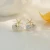 Import s925 silver needle starfish shell and pearl earrings about personality small and sweet lady from China
