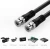 Import SDI HD Assembly Security CCTV Camera Coaxial Video Power BNC Jack Male Connector to BNC Extension Cable from China