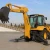 Import SDLG B876F farm machinery small backhoe mini tractor loader with front end loader attachments from China