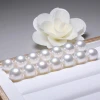 Seawater pearls Akoya AAA 7.5-8mm genuine white round Akoya loose pearls with half drilled holes