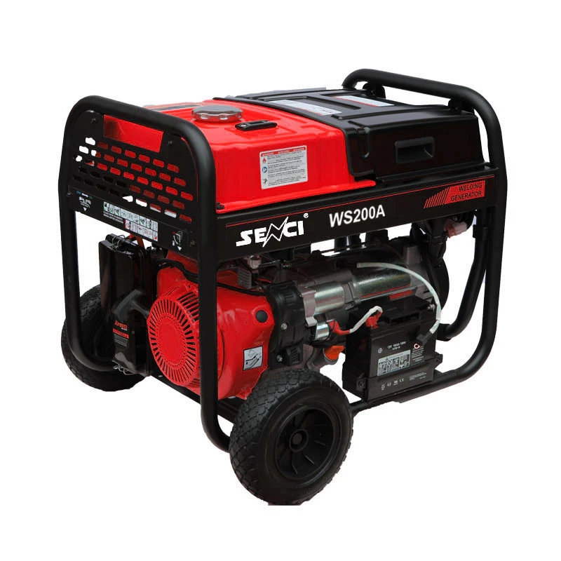 Senci cheap portable Gasoline engine generator and IGBT welder machine petrol welder generator