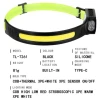 Sensor Reflective Belt USB Charging Headlamps Lightweight Waterproof  COB LED Rechargeable Head Light With Motion Sensor