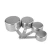 Import Set of 4 Stackable Gadget Different Sizes Metal Measuring Spoons Set Stainless Steel Measuring Cups from China