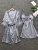 Import Sexy Womens Robe & Gown Sets Lace Bathrobe + Night Dress Four Pieces Sleepwear Womens Sleep Set Faux Silk night dress from China