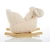 Import sheep unicorn wooden kids rocking horse toy plush animal baby rocker horse from China