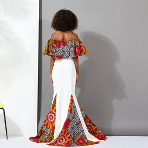 Shenbolen Wholesale New Design african evening dress elegant dress with off-shoulder party evening dresses for ladies