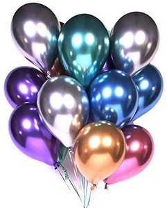SHUNLI Cheap Wholesale Metalicos Globos Birthday Decoration Chrome Party Latex Metallic Balloons