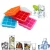 Import Silicone Ice Making 9 Box Cake Mold 9 Cavity Ice Cube Tray With Lid Eco Friendly Square Diy Ice Block Mould from China