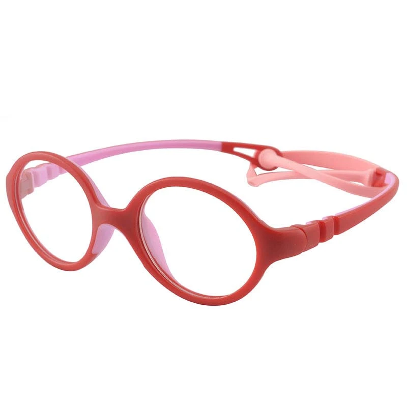 Silicone kids bendable eyeglass frame stock for baby