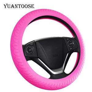 Silicone Steering Wheel Cover Durable Anti-Slip Car Steering Covers