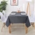 Import Simple modern plain cotton and linen table cloth ironing waterproof tablecloth from China