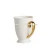 Import Simple White Ceramic Mugs,gold Coffee Cups for Tea from China