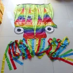 single line 5 m large  sport kite  /rainbow color octopus