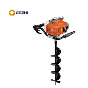 Single Person 2-cycle 63cc Power Earth Auger and Gasoline engine Powered Soil Digger