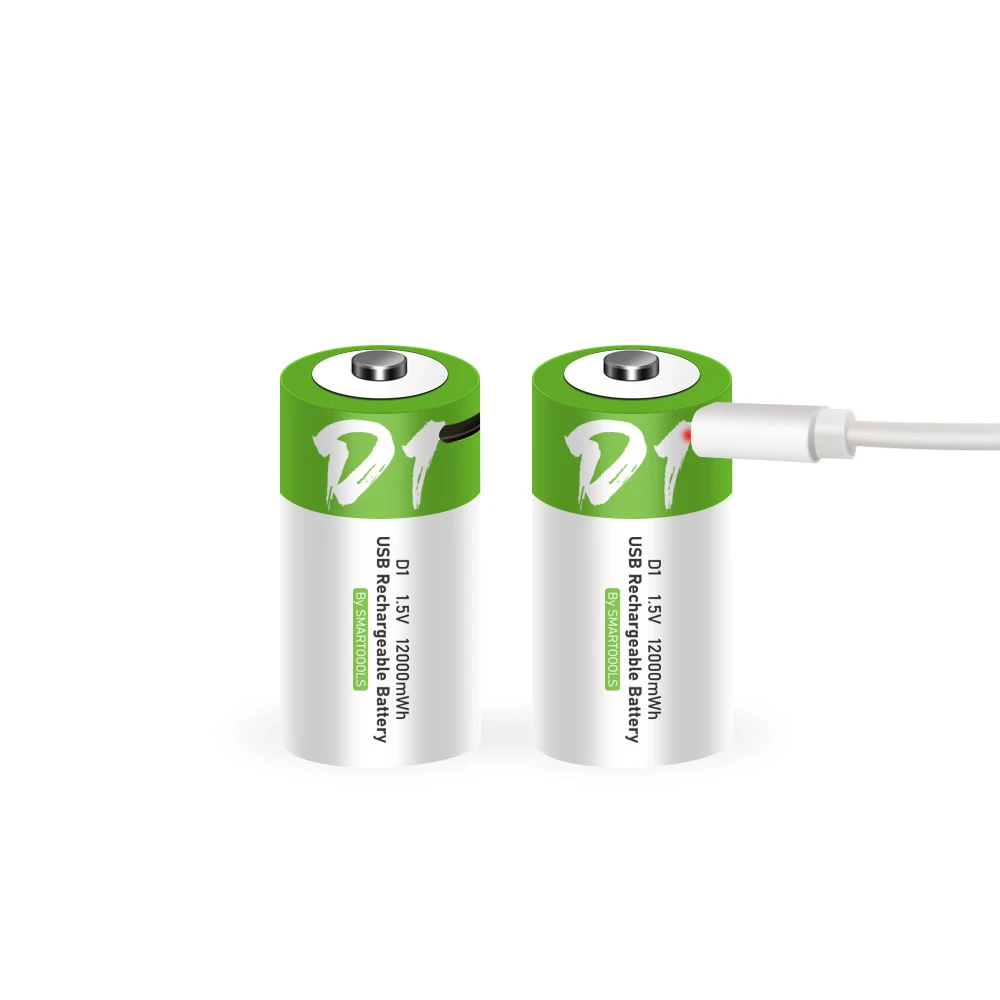 Size D battery lithium Li-ion 1.5V 12000mWh rechargeable D battery overcharge protect long self lift cell