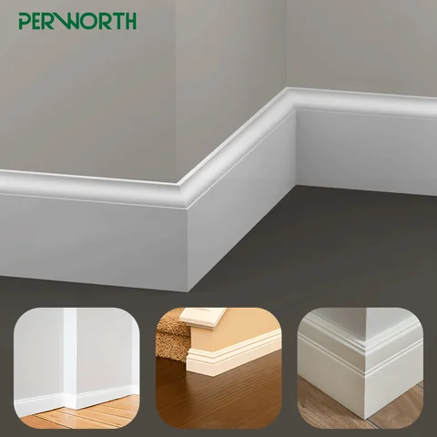 Buy Skirting Board Mdf Gesso Baseboard Wood Wall Trim Interior Outdoor ...