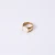 Import Sland Titanium Steel Gold Flat Female Ins Trendy Big Woman Shell Ring from China