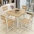 Import Small Apartment Dinning Table Set 6 Chairs Family Square Dinner Table Set from China