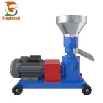 Small mobile feed granulator machine animal feed poultry feed processing  machine