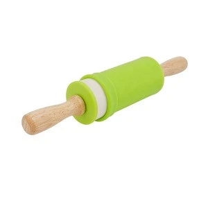 Small Silicone Rolling Pin Wood Baking Tools