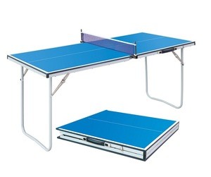 6ft Mid-Size Table Tennis Table Foldable, Portable Ping Pong Table