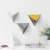Import Small White triangle Hanging Planter Vase Geometric Wall Decor Container For Home Decor from China