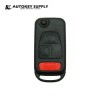 Smart Prox Remote Flip Key Shell Case Uncut HU64 Key Blade 2+1 Buttons For Mercedes Benz ML Series