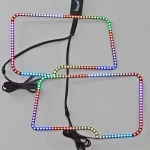 SMD 5050 waterproof car retrofit LED halo kit angel eyes for 09-14 Ford F150 headlight