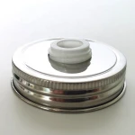 Soap Liquid Dispenser Long Nozzle Lotion Pump 70MM Stainless Steel Pump on Mason Jar