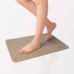 Soft Absorbent Bathroom Mat Solid Non Slip Memory  Bath Mat